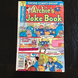 Archies Joke Book No 274 Archie Series Comic Book Published January 1981 Vintage